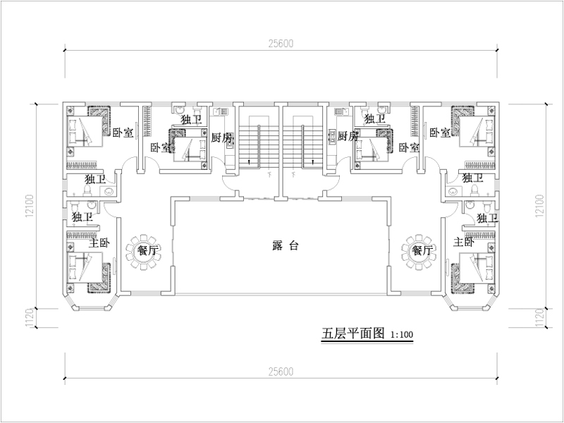 民宿設計五層平面圖