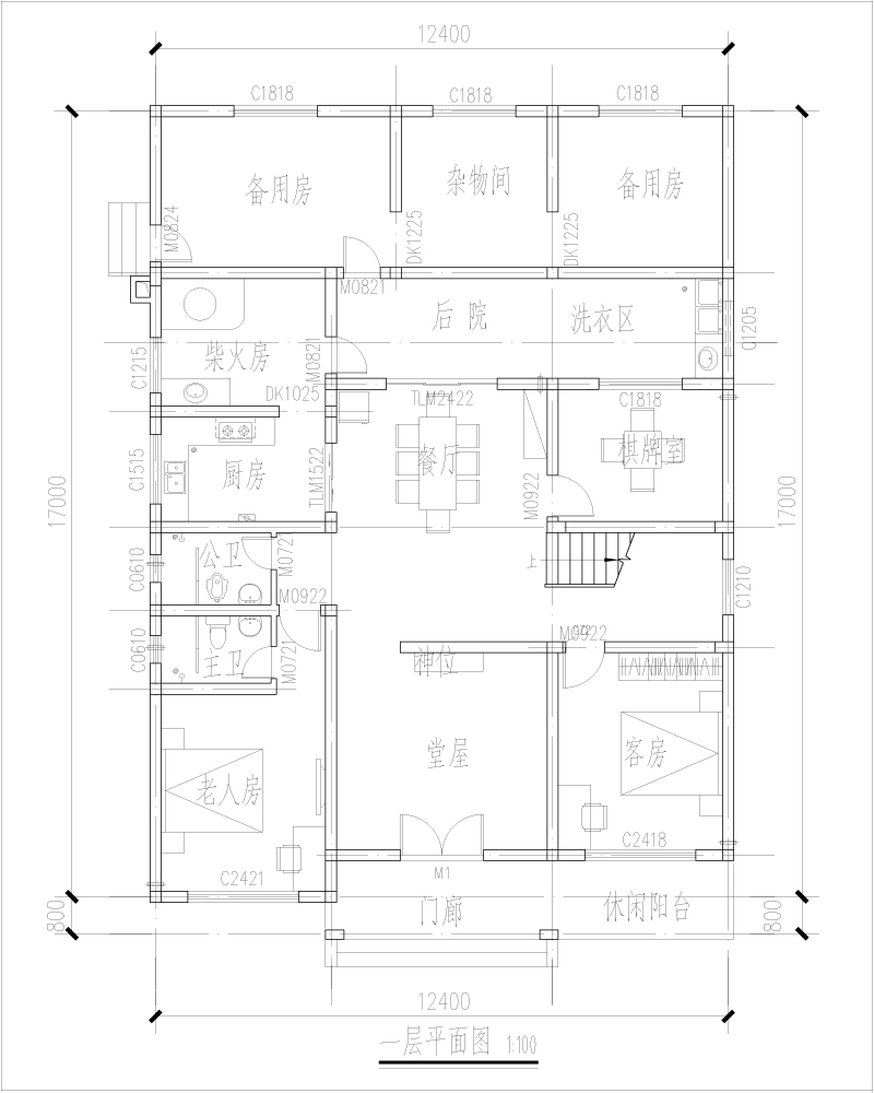 現(xiàn)代簡約風(fēng)格別墅設(shè)計戶型圖