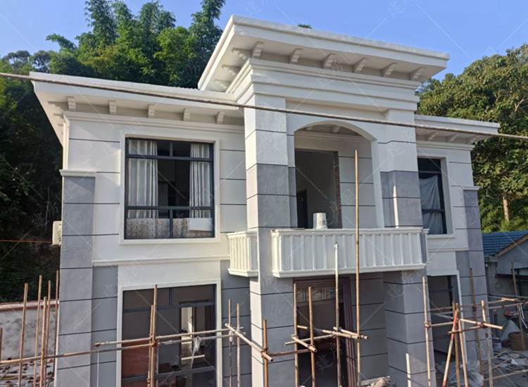 270平方米二層簡歐別墅施工案例實(shí)景照片