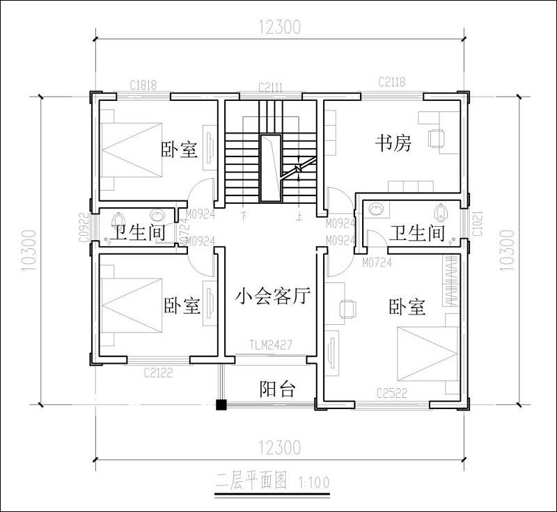 農(nóng)村三層房子平面圖