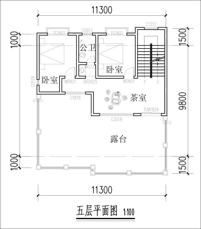 農(nóng)村房子平面圖