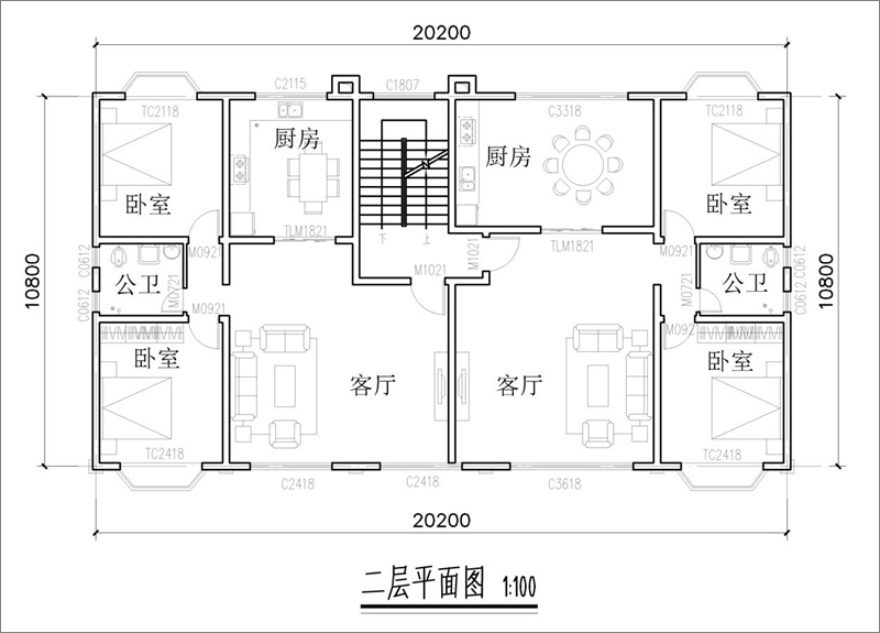 二層平面圖