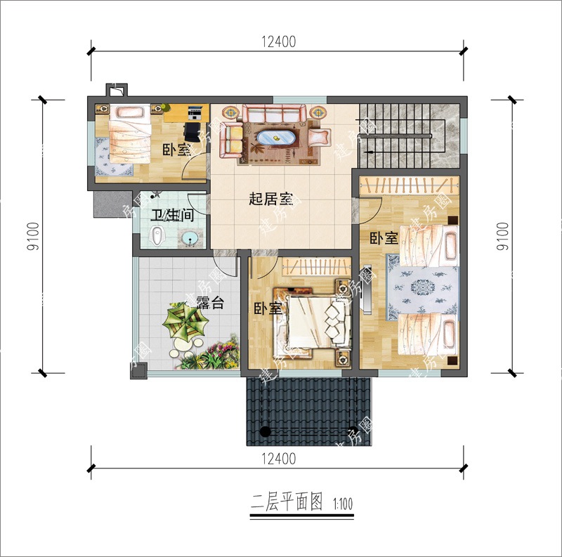 二層蓋房設(shè)計(jì)圖