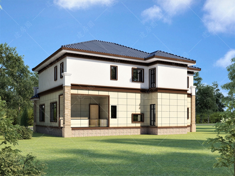 農(nóng)村四間二層自建房外觀圖片