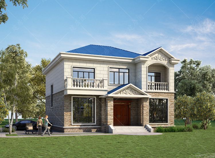 德陽中江二層農村自建房設計，外觀經典，布局舒適