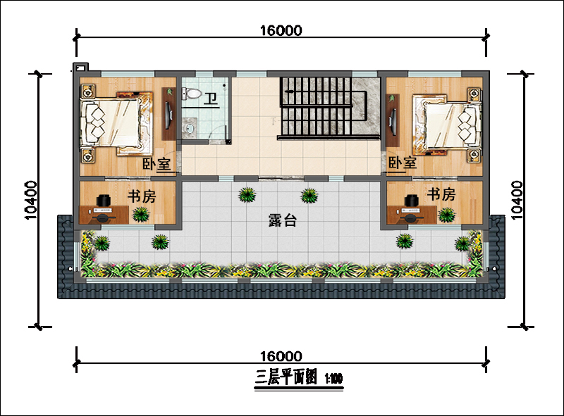 新中式別墅設(shè)計戶型圖