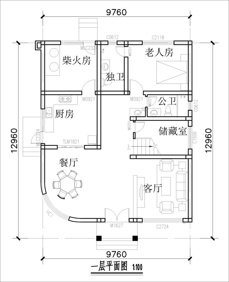 農(nóng)村房子設(shè)計圖戶型圖