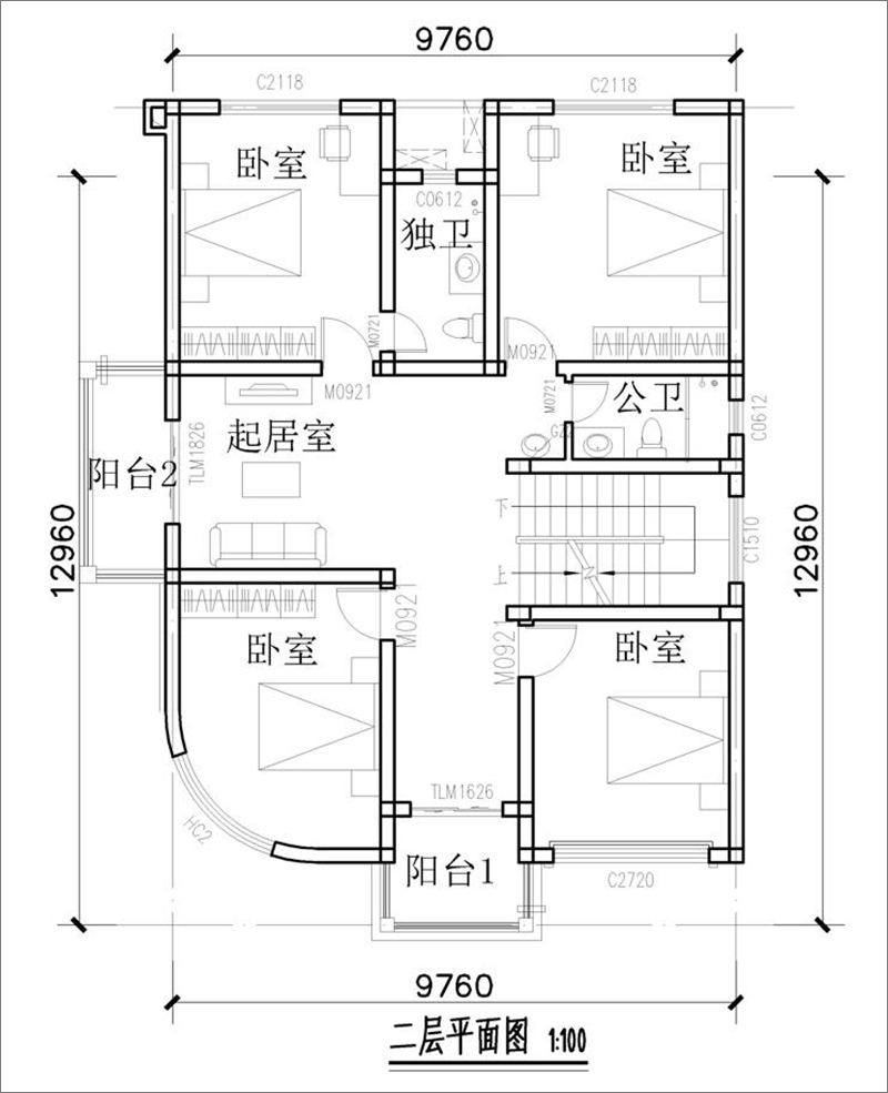 農(nóng)村房子設(shè)計平面圖