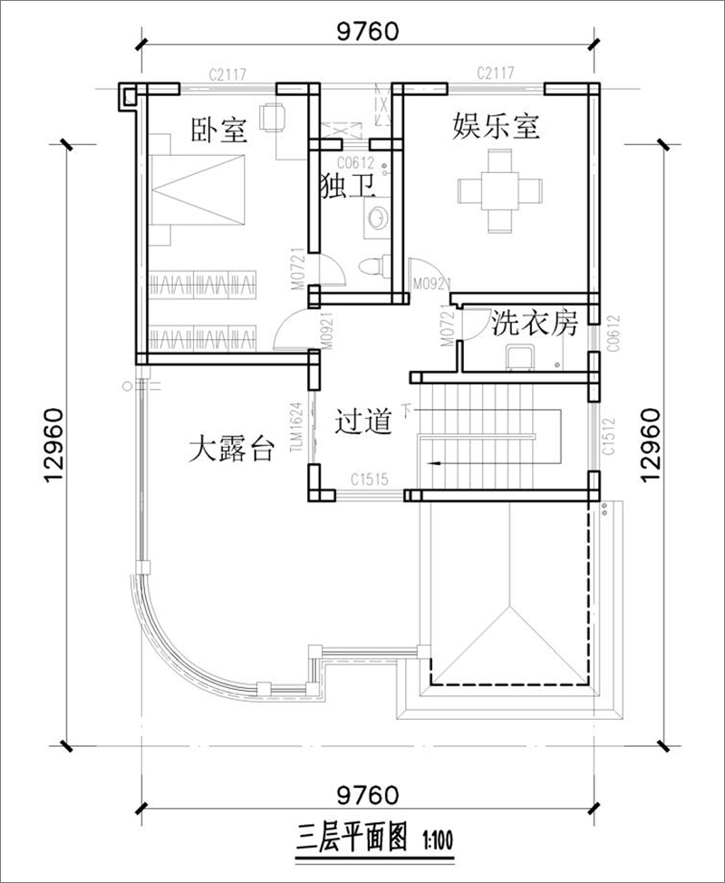 農(nóng)村樓房平面圖