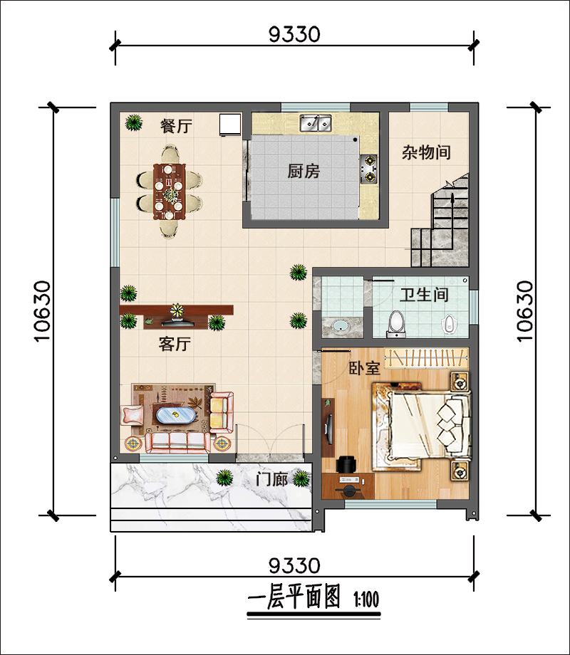 農(nóng)村別墅設(shè)計戶型圖