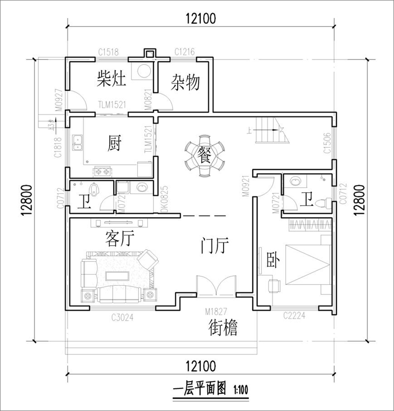 三層別墅設(shè)計(jì)戶型圖