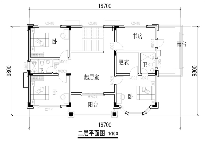 三層歐式別墅平面圖