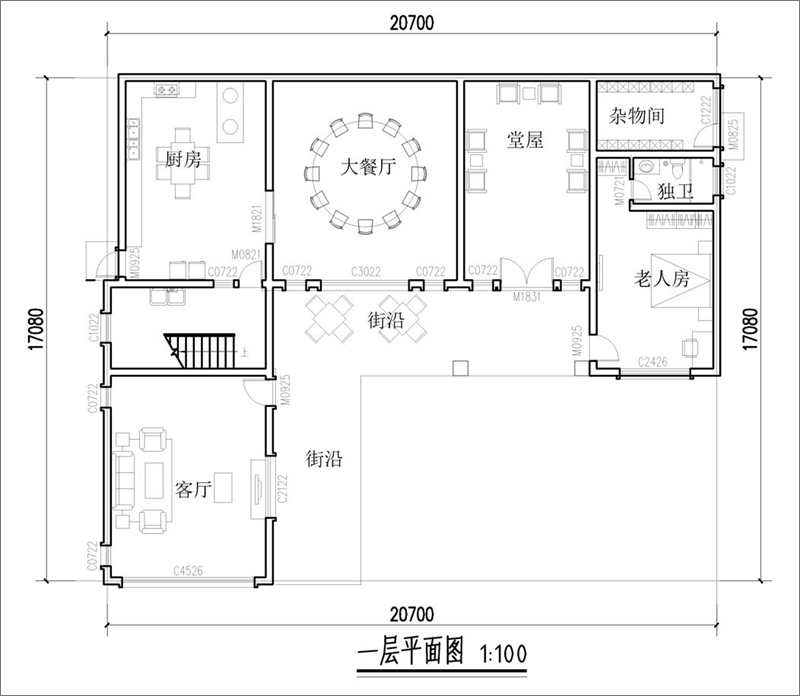 農(nóng)村樓房戶型圖設計圖