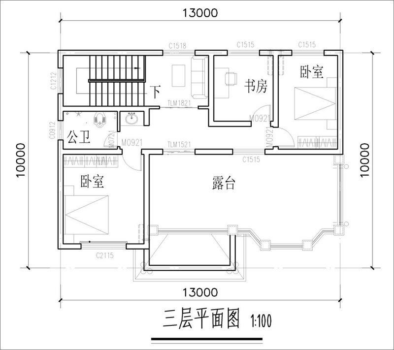 農村30萬房屋戶型圖