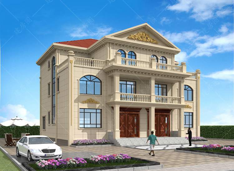 達州大竹雙拼自建房設(shè)計，兄弟共建奔小康