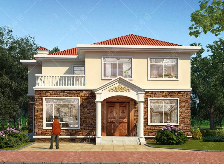  農(nóng)村自己修建房子外型設(shè)計(jì)圖，房屋平面布局舒適合理