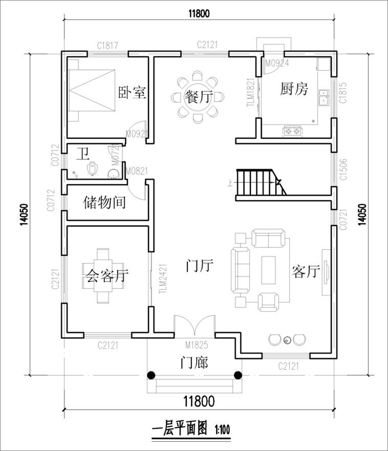 一層平面圖