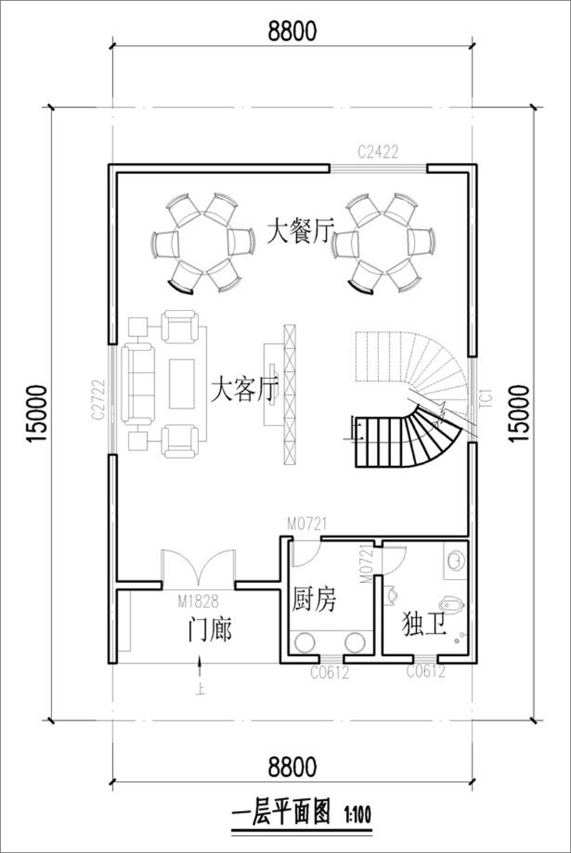 9米自建房設計圖