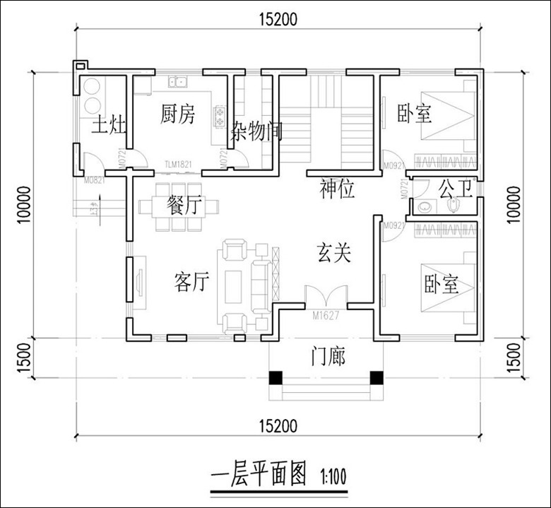 一層平面圖