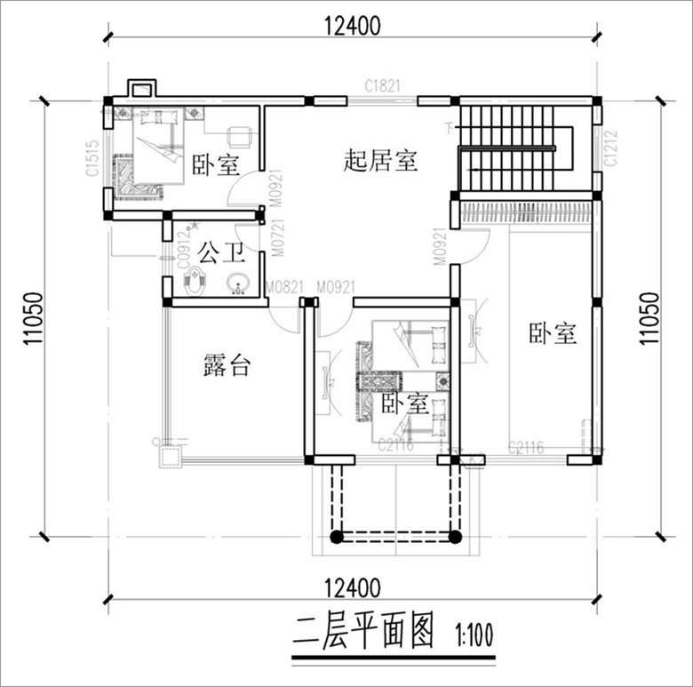 二層蓋房設(shè)計(jì)圖