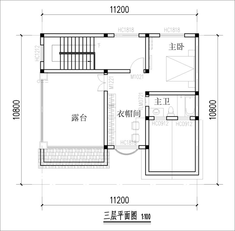 三層戶型圖
