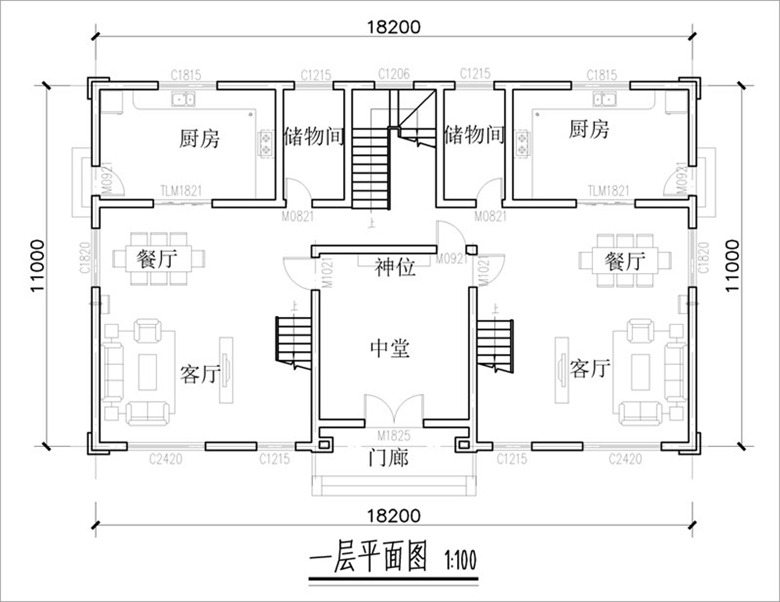 一層平面互信圖