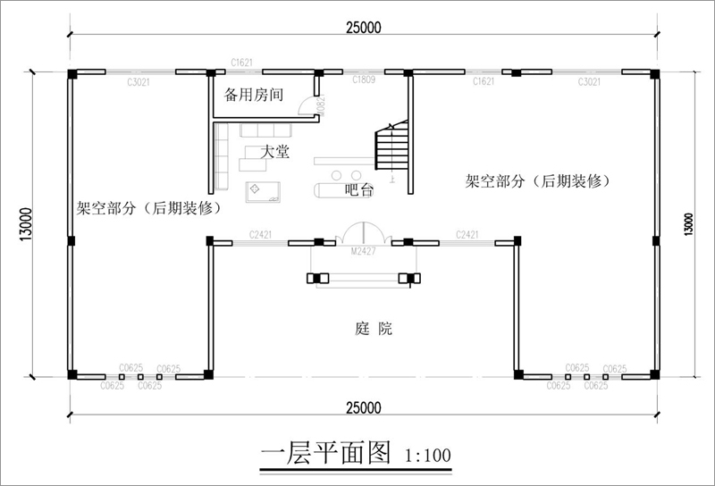 一層平面布局圖