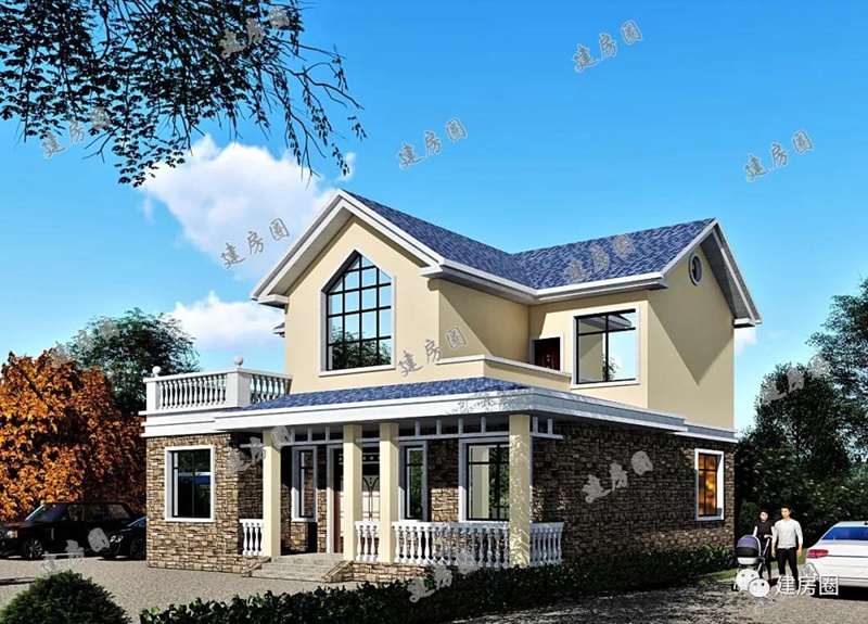 一層半自建房設(shè)計圖