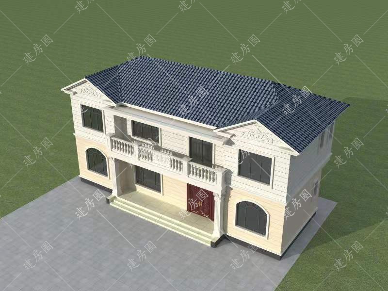 農(nóng)村四間兩層樓房外觀圖片