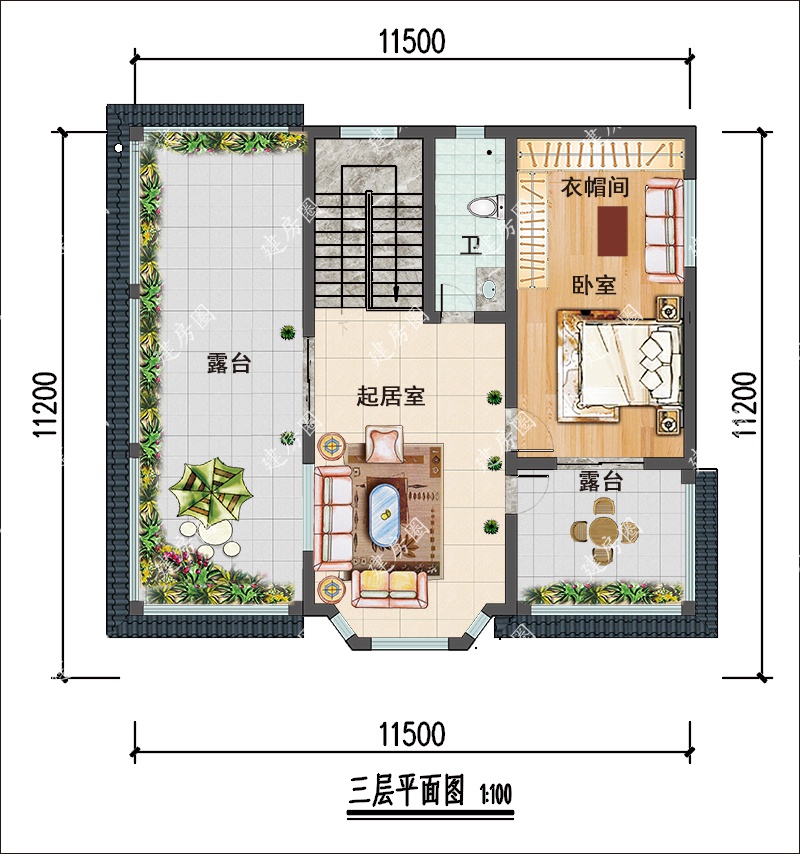 農(nóng)村蓋房設計戶型圖