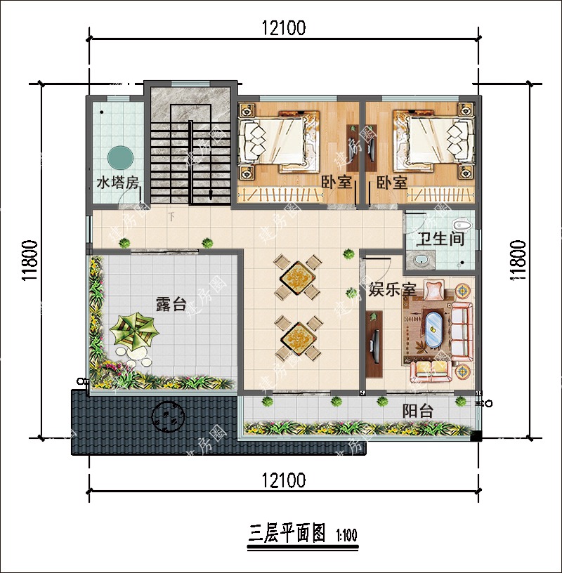 重慶現(xiàn)代房屋設(shè)計(jì)平面圖