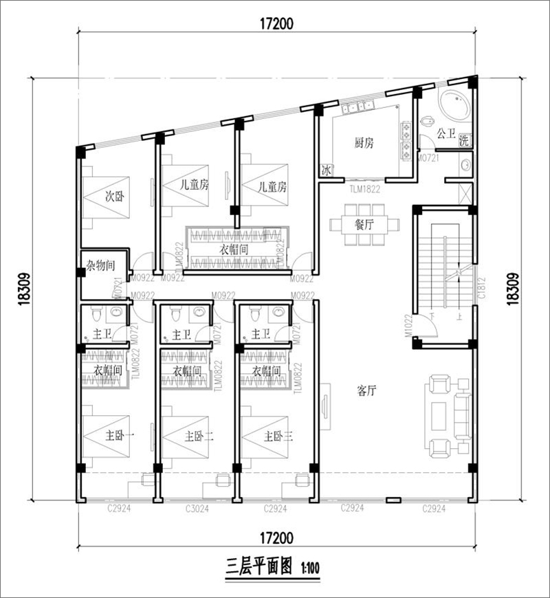 重慶臨街自建房平面設計圖