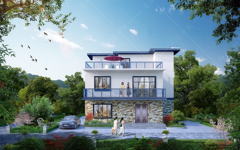 11x9米農(nóng)村建房圖紙效果圖