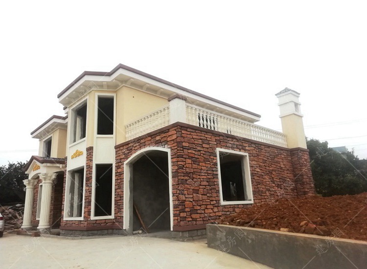 農(nóng)村自建房真石漆外墻實(shí)景圖