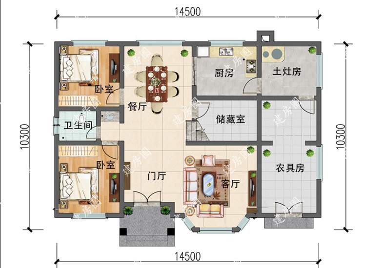 農(nóng)村自建別墅廚房和餐廳怎么設(shè)計好？空間尺寸多少合適?