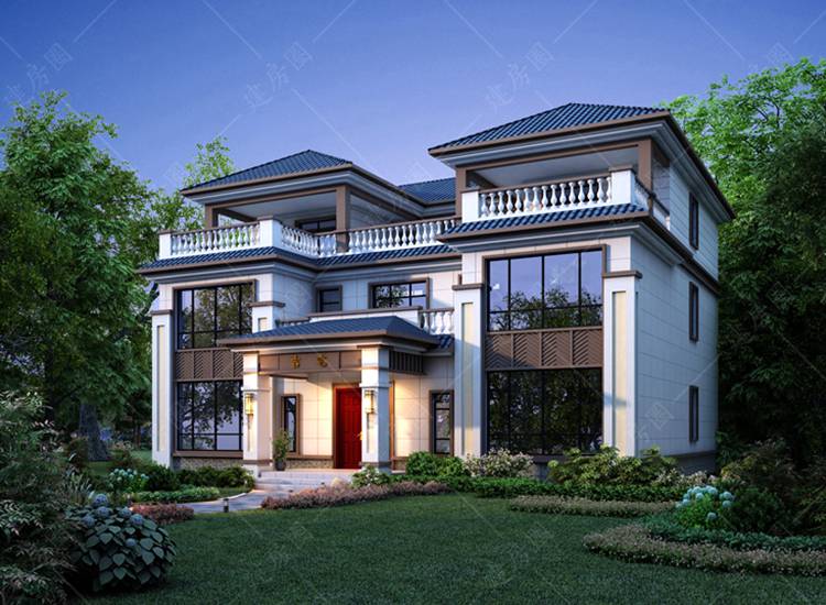 農(nóng)村自建房外觀設(shè)計(jì)是對(duì)稱(chēng)好還是不對(duì)稱(chēng)好？各有各的優(yōu)點(diǎn)。