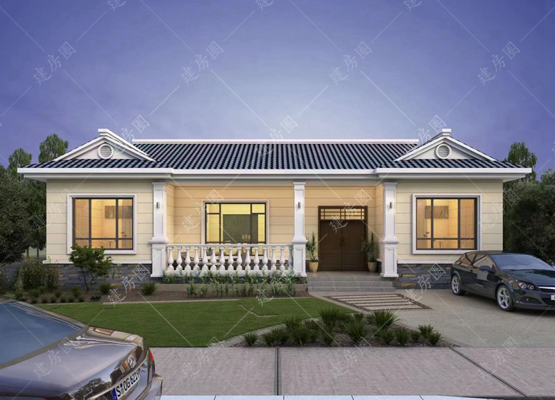 農(nóng)村一層自建房設(shè)計(jì)圖紙