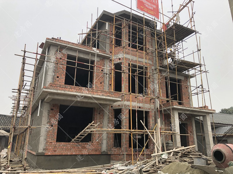 農(nóng)村自建房施工照片