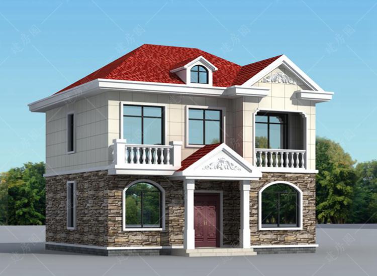 寶雞農(nóng)村自建房10x10米設(shè)計(jì)圖，造價(jià)低，施工方便