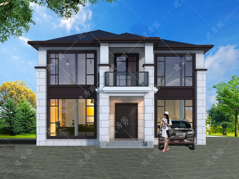農(nóng)村兩層實用住房設(shè)計圖紙