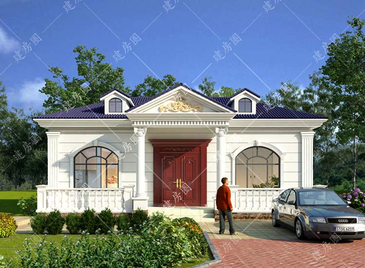 荊門農(nóng)村自建房三間一層設計圖，荊門鄉(xiāng)村別墅房屋施工隊