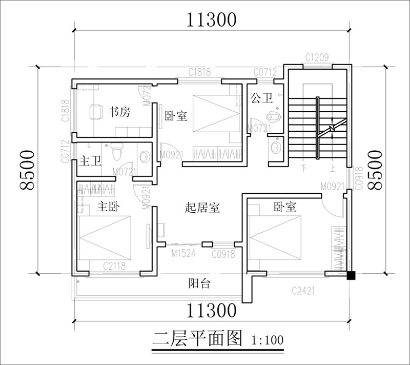 二層平面圖