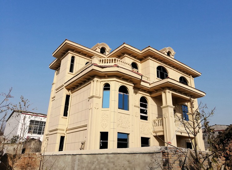 農(nóng)村500平方三層別墅施工案例，全框架全程實(shí)拍