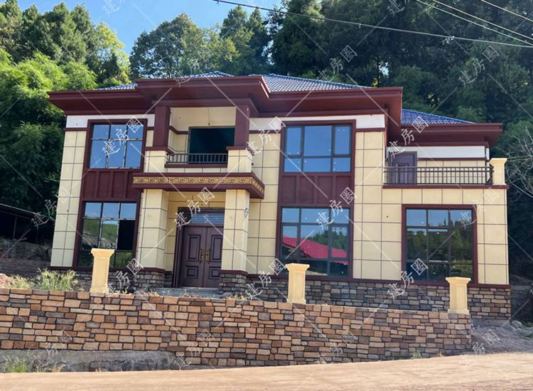 農(nóng)村300平方兩層自建房施工，平場地到整體完工全程實(shí)拍