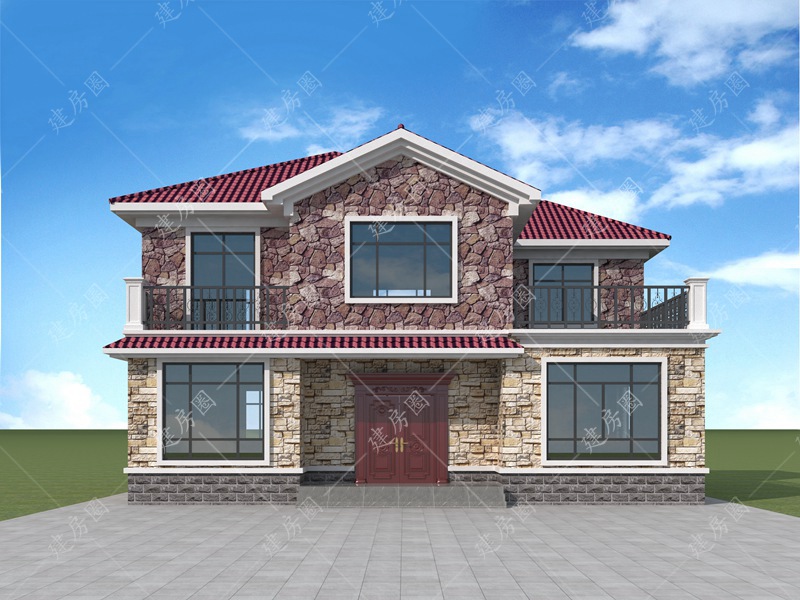 農(nóng)村13米x11米自建房外觀圖片