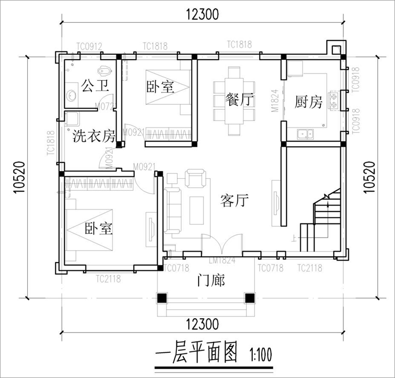 一層平面設(shè)計(jì)圖