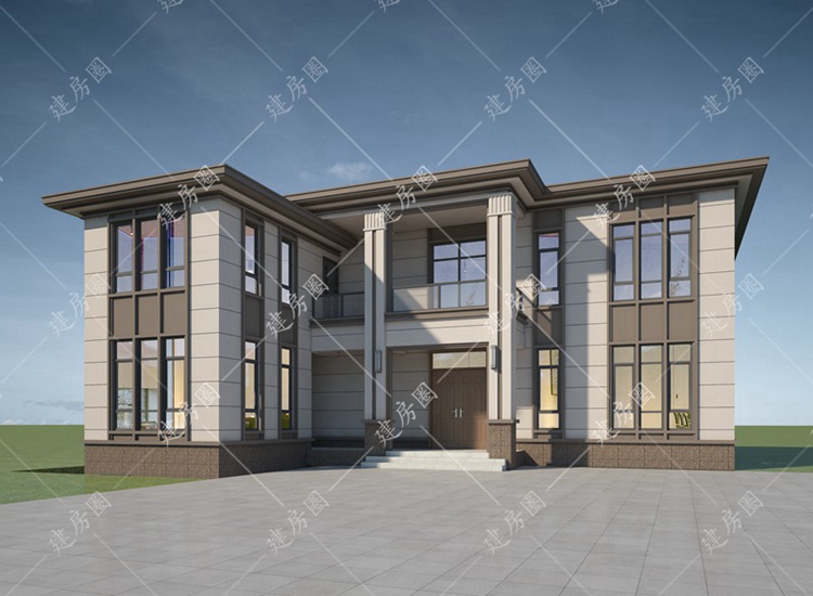農(nóng)村兩層L型自建房設(shè)計(jì)圖紙，外觀設(shè)計(jì)時(shí)尚、好看