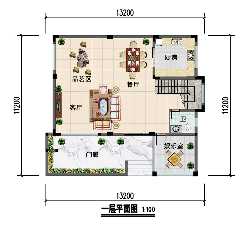 一層平面布局圖