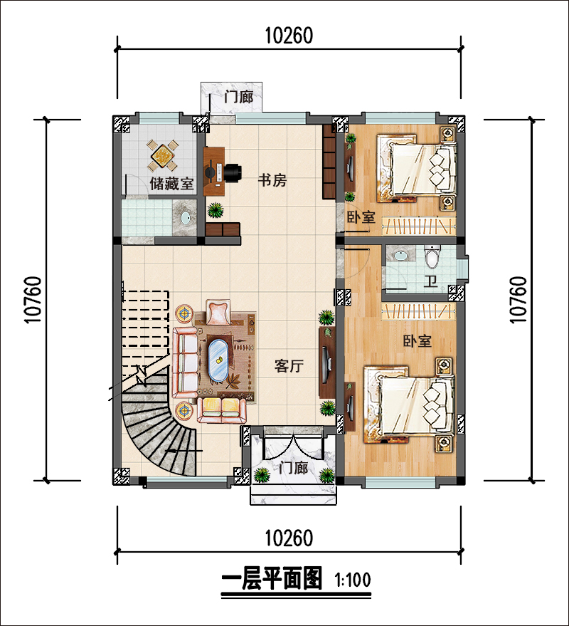 一層平面布局圖