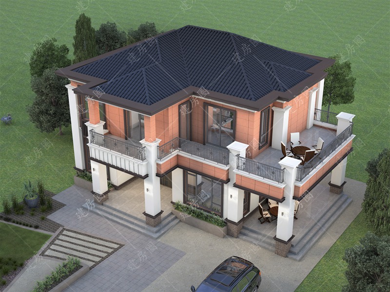 14x12米自建房外觀設(shè)計(jì)圖